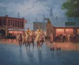 Gary Lynn Roberts, Back to the Ranch, Oil on canvas