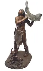 Allan Houser, Smoke Signal, Bronze, cast 4/15