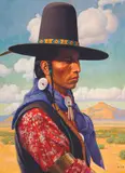 Thomas Blackshear, High Hat, Oil on canvas