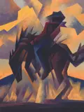 Ed Mell, Western Bronc