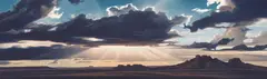 Ed Mell, Expanse of the Desert, Oil on linen