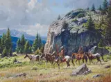 Martin Grelle, Warrior's Quest, Oil on canvas