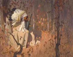 Autumn Tapestry by Eric Bowman, Oil on canvas, sold Apr 2025