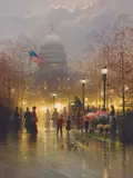G. Harvey, The American Dream, Oil on canvas