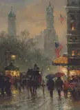 G. Harvey, Light Morning Showers, Oil on board
