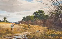 Ogden Pleissner, Afternoon Hunt, Watercolor
