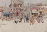 Leon Gaspard, Untitled, Oil on board