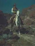 Frank Tenney Johnson, A Lone Rider
