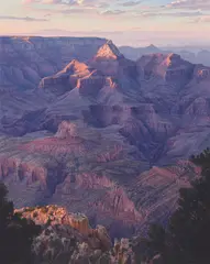 Grand Canyon by Curt Walters, Oil on canvas, sold Apr 2025