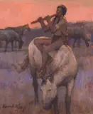 Kenneth Riley, Evening Flute Song, Acrylic