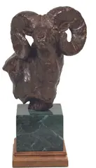 Tim Shinabarger, Full Curl, Bronze, cast 14/35