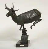 Richard Greeves, American Pronghorn, Bronze, cast #1