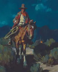 John Moyers, By the Light of the Moon, Oil on canvas
