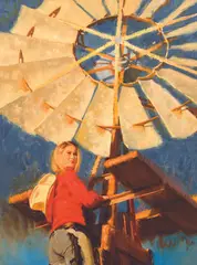 Nancy Boren, Like a Sunflower in the Sun, Oil on canvas