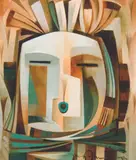 Tony Abeyta, Wind From the North, Oil on board