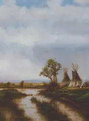 M.C. Poulsen, The Vast Domain, Oil on board