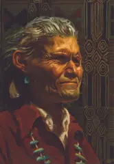 R. Brownell McGrew, Jerry Salt, Oil on board