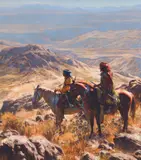 Don Oelze, Guardian of the Broken Land, Oil on canvas