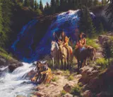 Don Oelze, Where Waters Run Cold, Oil on canvas