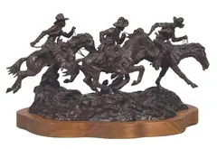 The Loser Buys by Ken Payne, Bronze, cast 24/30, sold Apr 2025