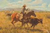 Joe Beeler, The Stray, Oil on board