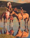 David Mann, The Young Hunter's Report, Oil on canvas