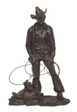 George Phippen, Standing Cowboy, Bronze, No 7 of 100