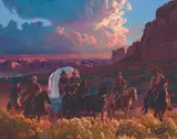 Mark Maggiori, Entering Utah, Oil on canvas