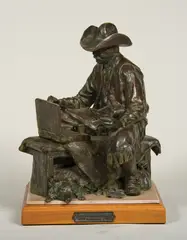 Bruce Greene, Teach an Old Dog New Tricks, Bronze, cast 60/70