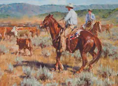 Jason Rich, The First Lesson, Oil on board