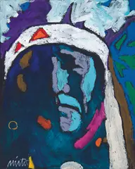 John Nieto, American Horse, Acrylic on canvas