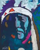 John Nieto, American Horse, Acrylic on canvas