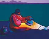 John Nieto, Maria, Acrylic on canvas