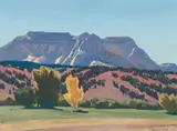 Maynard Dixon, Shadow Side, Oil on board