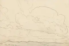 Taos, NM by Maynard Dixon, 1931, Graphite, sold Apr 2025
