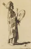 Maynard Dixon, Indian Drummer