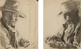 Maynard Dixon, Set of two: Ranchmen