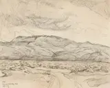 Maynard Dixon, Thousand Creek Valley, Nevada, Graphite