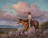 Shawn Cameron, Reminiscing, oil on canvas
