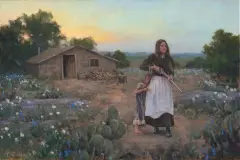 Todd Connor, She Stands Alone, oil on linen