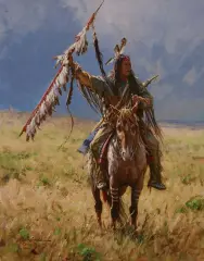 Martin Grelle, Party Leader, acrylic on linen