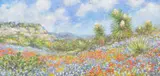 Robert Hamman, Hill Country Spring, oil on canvas
