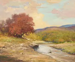 Robert Wood, After a Shower, oil on canvas