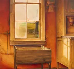 Carl Rice Embrey, Blood Shadows, acrylic