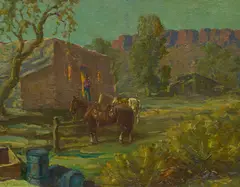 William Darling, Trading Post, oil