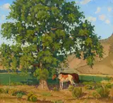 Fred Darge, The Cotton Wood, oil on canvas