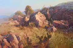 James Robinson, The Wise One, oil on canvas