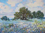 Ruth Duncan, Texas Traditional, oil on masonite