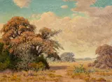 Morris Walton Leader, Pasture Land, oil on canvas