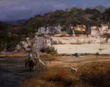 James Robinson, Pause that Refreshes, oil on canvas
